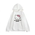 ChunLiang New Sanrio Hello Kitty Hoodie Sweater Woman Kawaii Cartoon Print Pullover Y2k ...