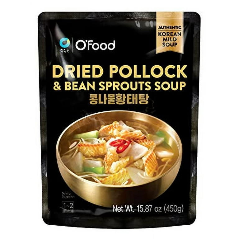 https://i5.walmartimages.com/seo/Chung-Jung-One-O-Food-Authentic-Korean-Soup-Ready-To-Eat-Packaged-Broth-450g-Pack-of-1-Dried-Pollock-Soup-with-Bean-Sprouts_e1266022-0f8e-4939-a92d-5030a157f90e.af4cda2f2e59f90a36542b9dfece7512.jpeg?odnHeight=768&odnWidth=768&odnBg=FFFFFF
