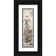 thumbnail image 1 of Chung-Shik, Ahn 9x24 Black Ornate Wood Framed with Double Matting Museum Art Print Titled - Flowers and Flutes, 1 of 4