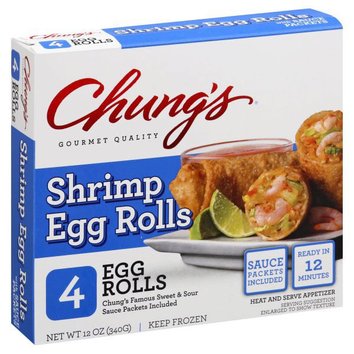 3 oz. Shrimp Egg Roll - 50/Case