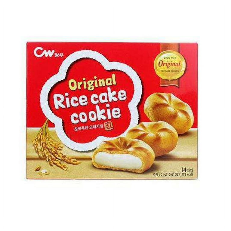 Chungwoo Original Rice Cake Cookie 12Pack - Sweet Food (258g