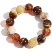 Chunky Beaded Bracelets for Women Boho Resin Bead Bracelet