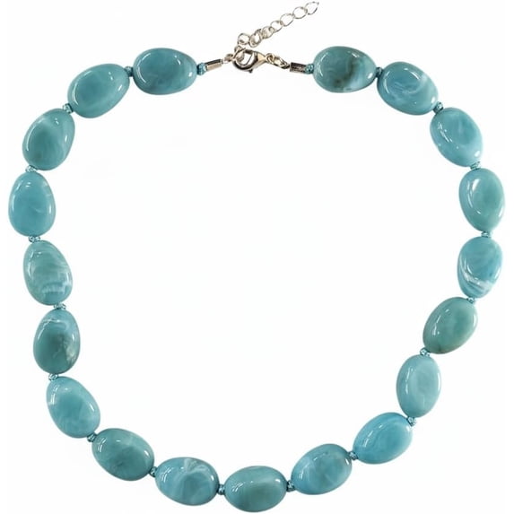 Chunky Beaded Choker Statement Necklace for Women - Acrylic Large Oval Waterdrop Geometric Beads Adjustable Chain Link Collar Strand Necklaces Exaggerated Boho Vacation Beach Jewelry Wedding Party
