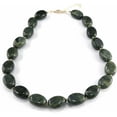 thumbnail image 1 of Chunky Beaded Choker Statement Necklace for Women - Acrylic Large Oval Waterdrop Geometric Beads Adjustable Chain Link Collar Strand Necklaces Exaggerated Boho Vacation Beach Jewelry Wedding Party, 1 of 4