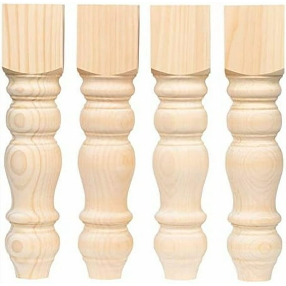 Chunky Bench Legs - Perfect for Coffee Tables - Set of 4 - Made in NC - Dimensions: 3.5" x 16"$$Tools & Hardware Other