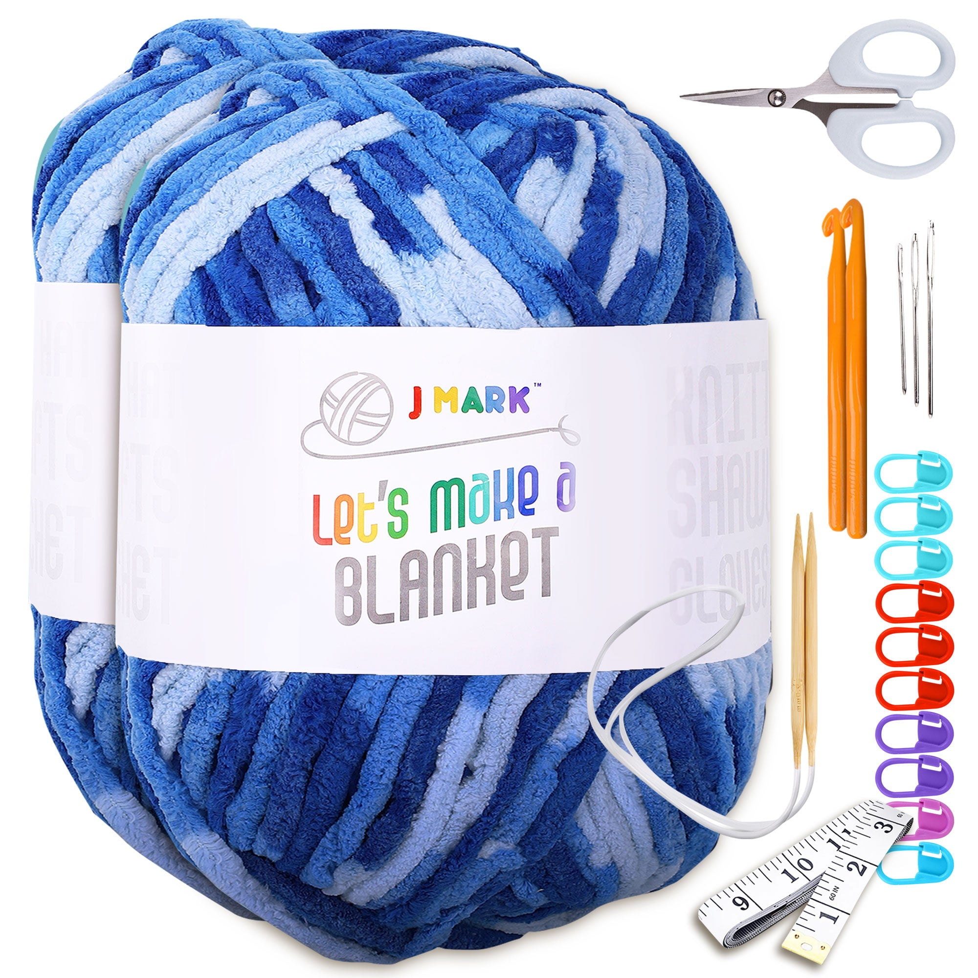 Surprise Chunky Blanket Colors! Includes 5 skeins - Makers Choice – Makers  Craft & Paint Nite Kits