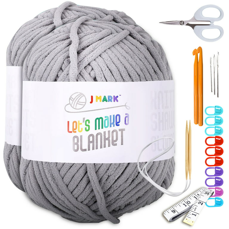 Chunky Blanket Yarn for Knitting 437 yd. 28 oz. (800 g