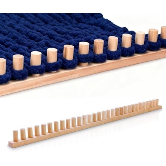 Chunky Blankets Loom, Knitting Looms Long, Installation Free and Adjustable Foldable Portable Extra Loom Large 48 inch$$Art & Craft