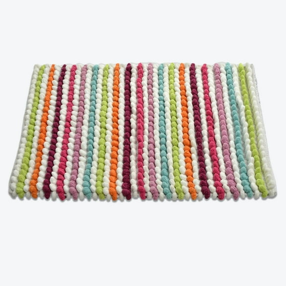Chunky Bobble Bath Mat in California Stripe