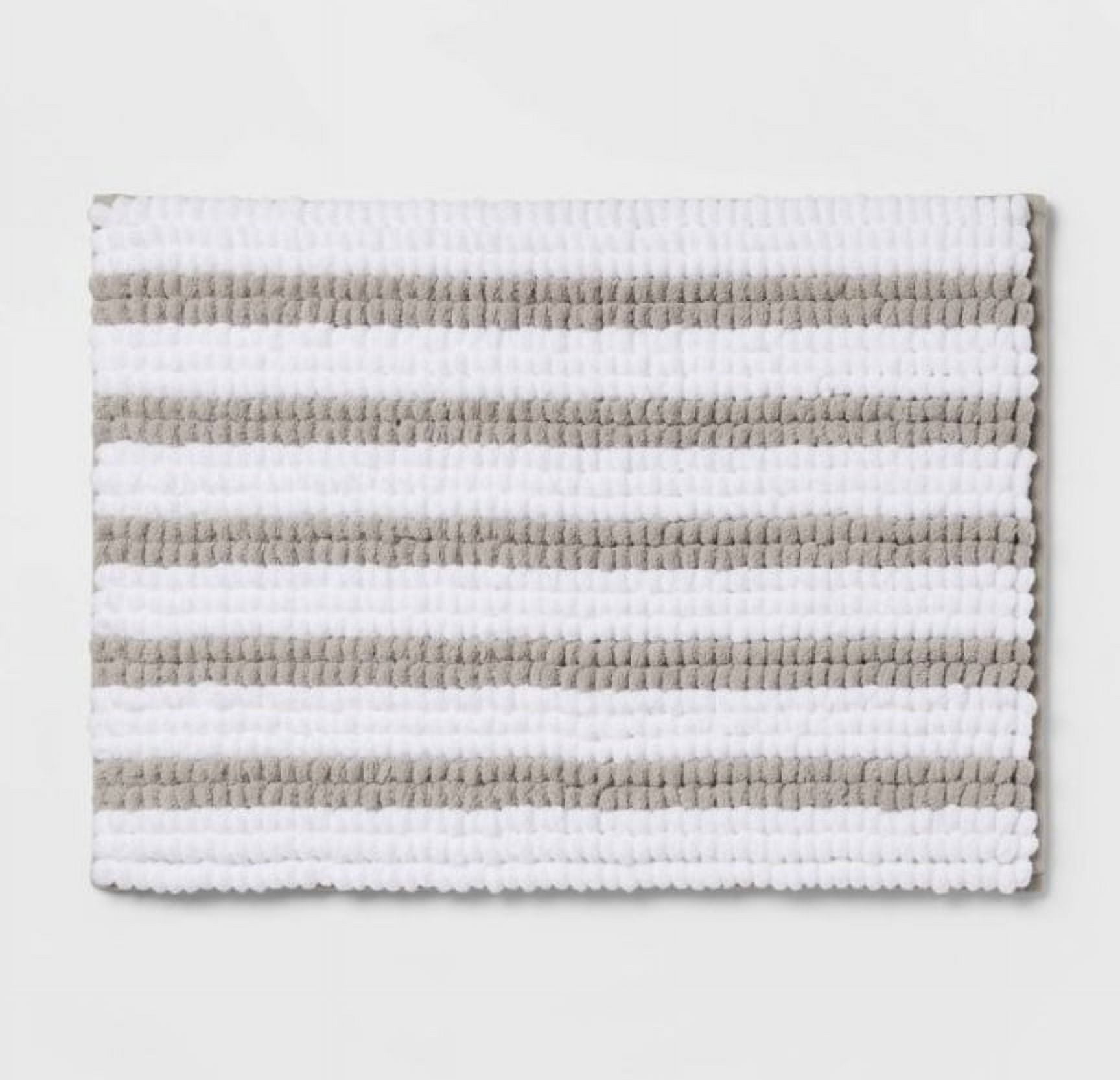 Chunky Chenille Memory Foam Bath Rug, Soft Chenille Bath Mat Bathroom Rug by Room Essentials