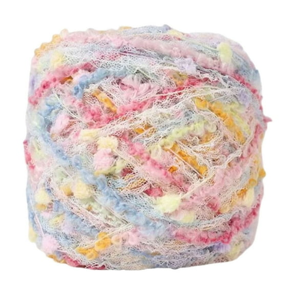Taicans Chunky Chenille Yarn - Fluffy Hand Blended Wool Yarn 100g Roll,Vibrant Mixed Colors for Knitting & Crochet,Ultra-Soft,Medium Thickness,3D Textured Finish,Ideal for Scarves,Hats,Home Decor
