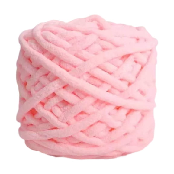 Chunky Chenille Yarn Thick Bulky Soft Polyester Material for DIY Crochet Projects Adults Home Decor