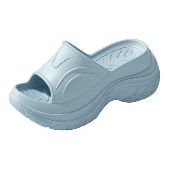 Chunky Cloud Bath Slippers House Shoes for Women Indoor Outdoor Fashion Casual Platform Pillow Shower Slides