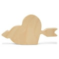 thumbnail image 1 of Chunky Cupid Heart Cutout for Crafts 6 inch, Pack of 3 Valentines Day Farmhouse Decor for Tiered Tray & Love Gifts, by Woodpeckers, 1 of 7