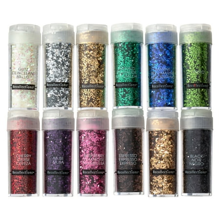 Chunky Glitter Set by Recollectionss - Assorted Glitter Set for Resin - Card Making - Decorations - Home DecorProject and Arts & Crafts - 1 Pack