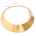 thumbnail image 1 of Chunky Gold Cuff Necklace for Women Gold Statement Choker for Women Gold/Silver African Tribe Wide Metal Choker Necklace Jewelry, 1 of 7