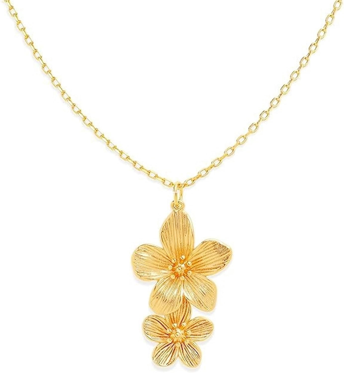 Gold Plated Flower Earrings - Chunky Vintage Daisy Statement Studs For Women