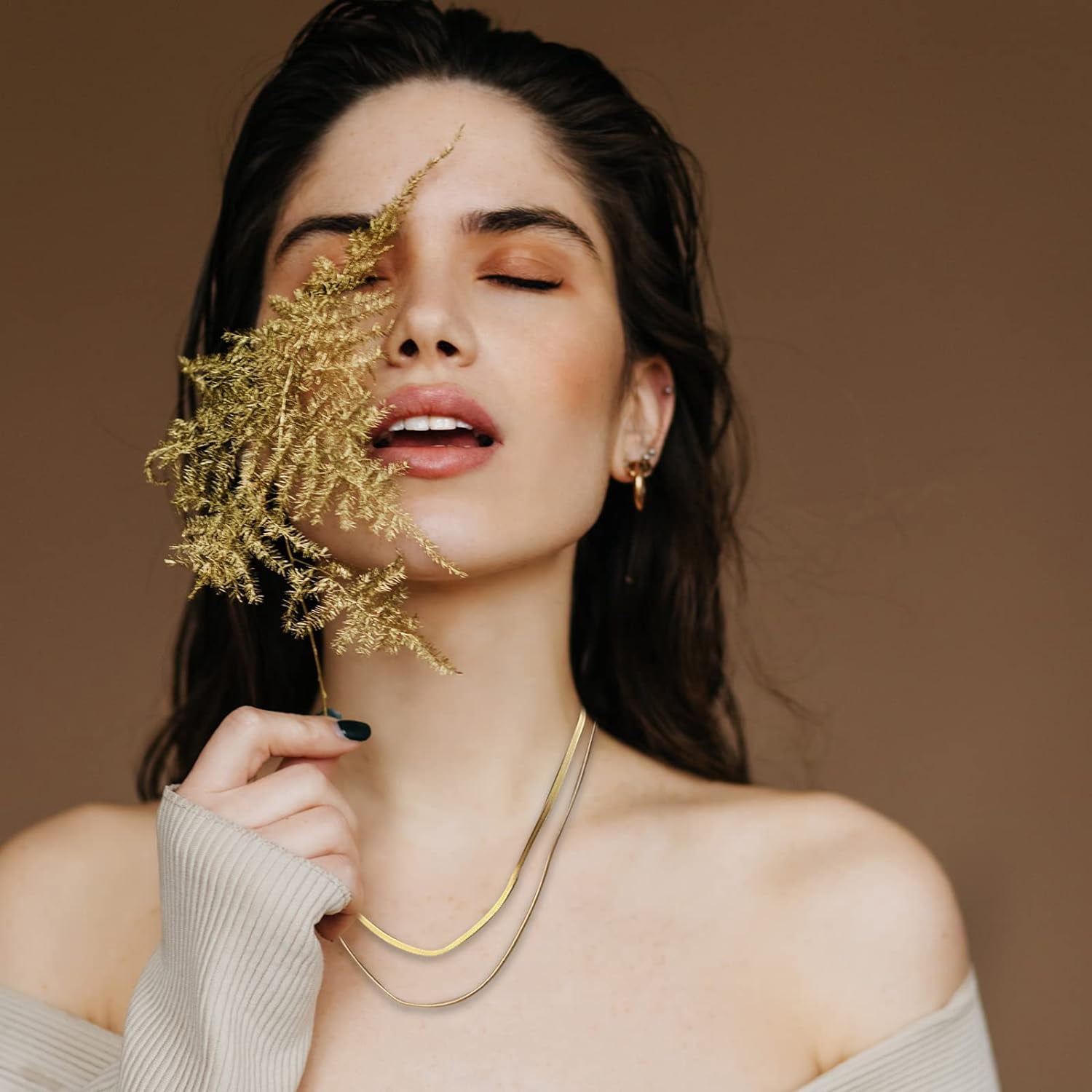 Chunky Gold Necklace For Women Layered Gold Cuban Link Chain Choker Necklace Gold Thick Statement Choker Necklace Paperclip Chain Toggle Bar Clasp Necklace Christmas Stocking Stuffers Jewelr[o6315]