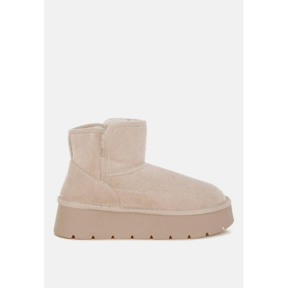 Chunky Heeled Snow Boots