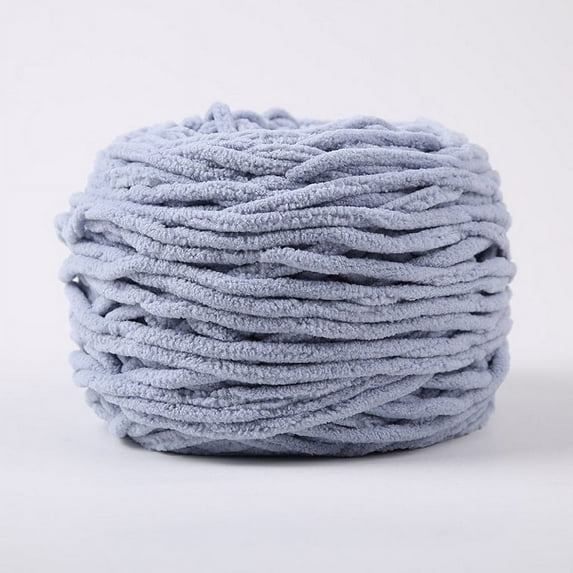 Chunky Knit Chenille Yarn Soft Velvet Yarn Crochet Knitting Blanket Yarn DIY Craft for Knit Sweaters, Blankets, Shoes, Scarves, Clothes