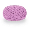 thumbnail image 1 of Chunky Knit Chenille Yarn for Hand Knitting Blankets, Super Soft Big Jumbo Blanket Yarn (Purple), 1 of 5
