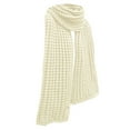thumbnail image 1 of Chunky Knit Scarf for Women and Men,Extra Long Thick Winter Scarf for Couples,Oversized Warm Knitted Wrap,Soft Yarn Cold Weather Scarf for Autumn and Winter Season, Labeled Fashion Scarf Beige, 1 of 4