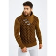 thumbnail image 1 of Chunky Knit Sweater With Shawl Collar, 1 of 10
