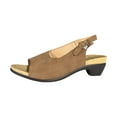 thumbnail image 1 of Chunky Low Heel Sandals Open Toe Elegant Slip-Ons Pumps Buckle Sandals for Women, 1 of 3