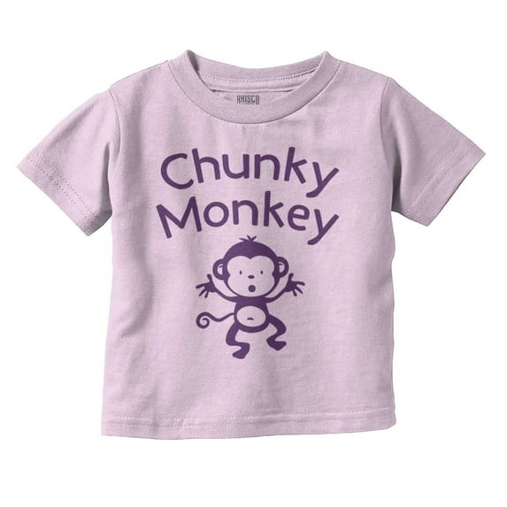 Chunky Monkey Adorable Animal Babies Toddler Boy Girl T Shirt Infant Toddler Brisco Brands 5T