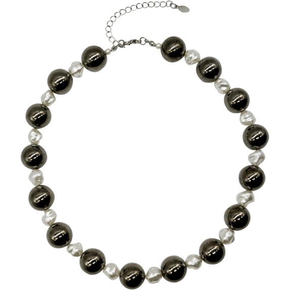 Chunky Pearl necklace for Women Trendy Imitation Pearl Necklace for ...