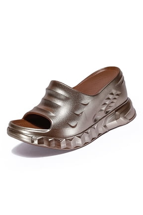 Chunky Platform Wedge Sandals for Women Non-Slip Sandals with Height Boost for Daily Outdoor Use