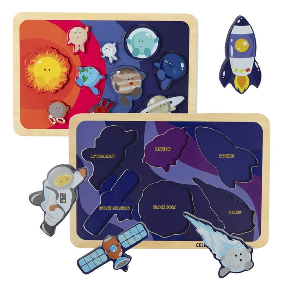 Chunky Puzzles 2 Pack | Journey Into Space & Solar System