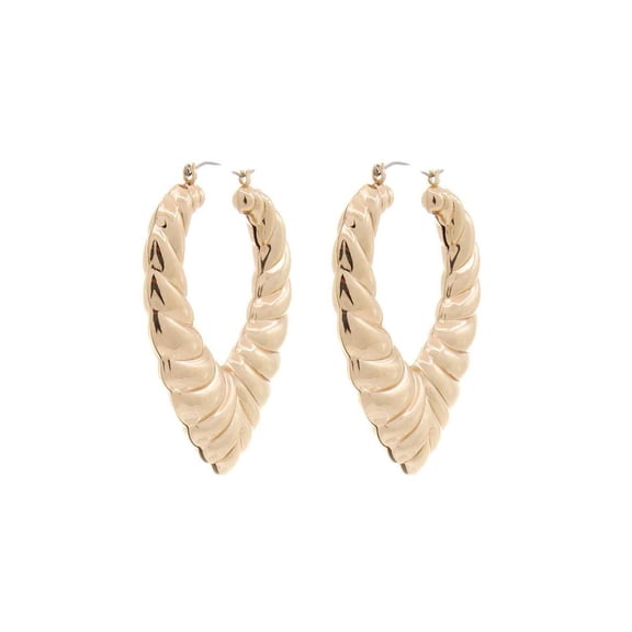 Chunky Unique Metal Earring