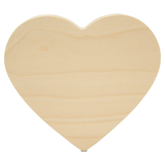 Chunky Wooden Hearts for Crafts 4-1/2-inch, Pack of 50 Tier Tray Decor Valentines Day Decor, Mini Wood Signs for Gifts, by Woodpeckers