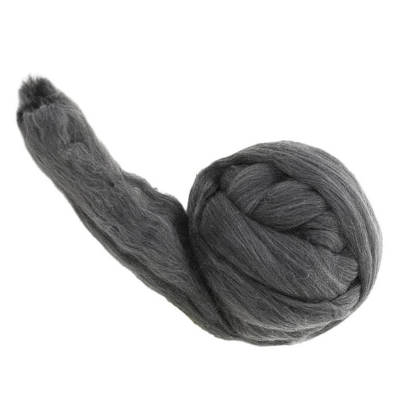 Chunky Wool Yarn Knitting Weight Yarn for Pillow Knitted Blanket Mat Crochet dark gray