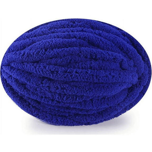 Chunky Yarn for Crocheting 1/2/4 Pack, Fluffy Jumbo Chenille Yarn, Super Soft Plush Yarn for Hand Woven DIY Crafts, Giant Thick Fuzzy Yarn for Hand Knitting (27 yds,8 oz Each Skein)