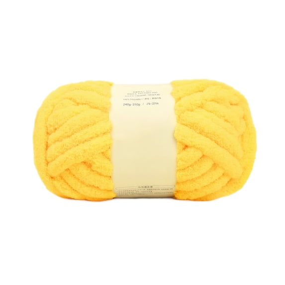 Chunky Yarn for Hand Knitting, #10 Chunky Blanket Chenille Yarn, Large Bulky Thick Jumbo Yarn, Super Chunky Knit Yarn for Crocheting, 1 Skein (245g Each Skein)