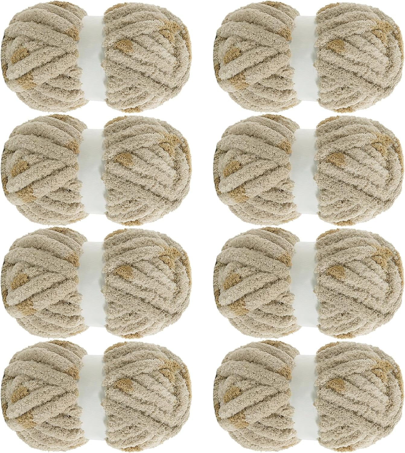 Chunky Yarn for Hand Knitting,Big Thick Blanket Yarn,Soft Fluffy Fuzzy Yarn for Crocheting,Super