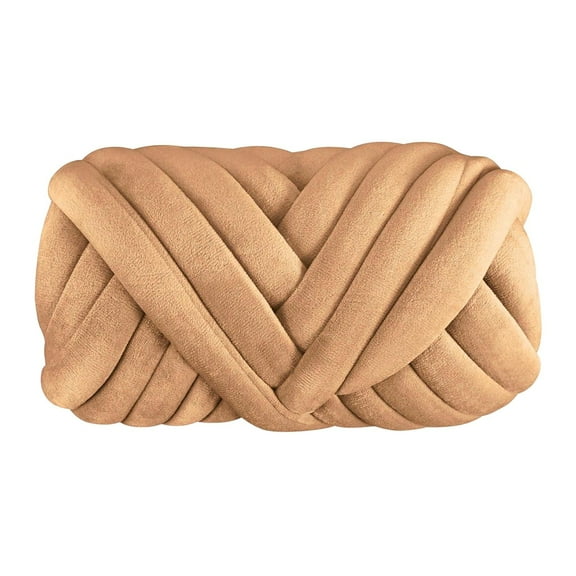Chunky Yarn Jumbo Tubular Yarn Washable Tube Giant Yarn Arm Knitting Soft Yarn 250G Bulky Yarn for Macrame, Crochet, Scarf, Weaving, Pet Bed Khaki