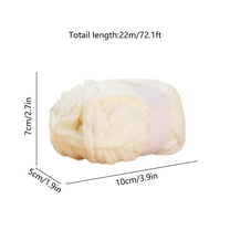 Chunky Yarn Soft Thick Fluffy Washable Cotton Yarn DIY for Arm Knit Blanket Cushion Bed Sofa Home Decor (Khaki)