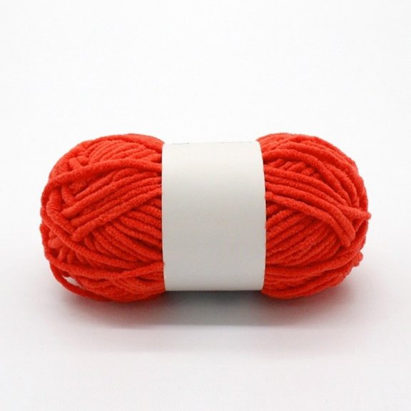 Chunky Yarn for Hand Knitting 60 Yards Knit for Blanket Red 1.76 Oz