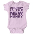 thumbnail image 1 of Chunky is the New Hunky Trend Bodysuit Jumper Boys Infant Baby Brisco Brands NB, 1 of 7
