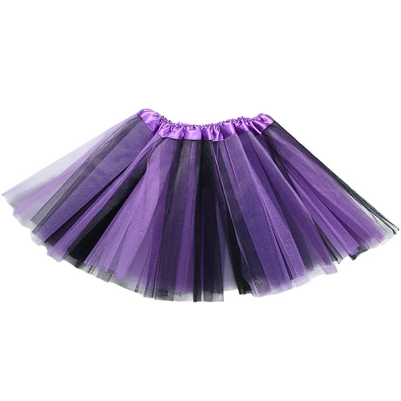 Chunleiiii Dress up Trunk for Girls Toddler Girls Rainbow Birthday Party Tutu Skirt Performance Skirt Cute Fashion Printing Skirt