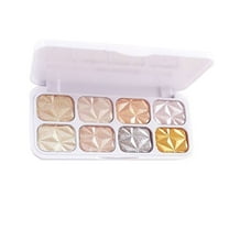 Chunleiiii Face Highlighter White Highlighter Body Powder Makeup Highlighter Cosmetics Highlight Powder Tray Eye Brightener Pencil Stick