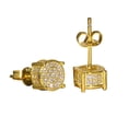 thumbnail image 1 of Chunleiiii Hypo Allergenic Earrings Women Synthetic Diamond Ear Studs Jewelry Wedding Gift, 1 of 3