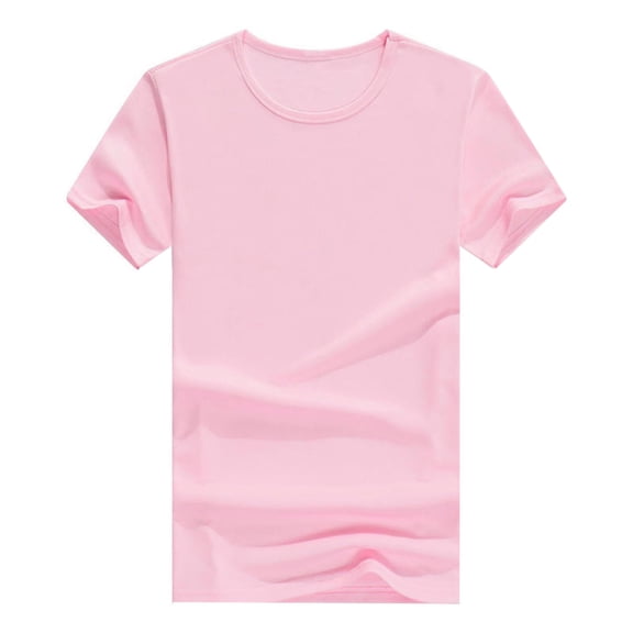 Chunleiiii Kids T Shirts Short Sleeve Plain Top Tees Boy & Girl Unisex Toddler Children Crew Neck T Shirt Athletic Clothe