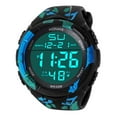 Chunleiiii Mens Large Watches Men Analog Digital Military Sport LED