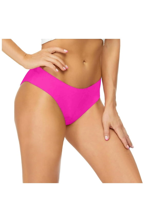 Women's Black Low Waisted Bikini Bottoms Retro Basic Full Coverage Swimsuit Mid Waist Bathing Suit Bottom