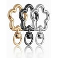 thumbnail image 1 of 3 Pcs Keychain Clip Stainless Steel Keychain Fashion Light and Cute Car Key Ring for Men and Women, 1 of 7