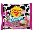 thumbnail image 1 of Chupa Chups Cremosa Pops Ice Cream 40 count bag lollipop suckers, 2 assorted creamy flavors, 1 of 2